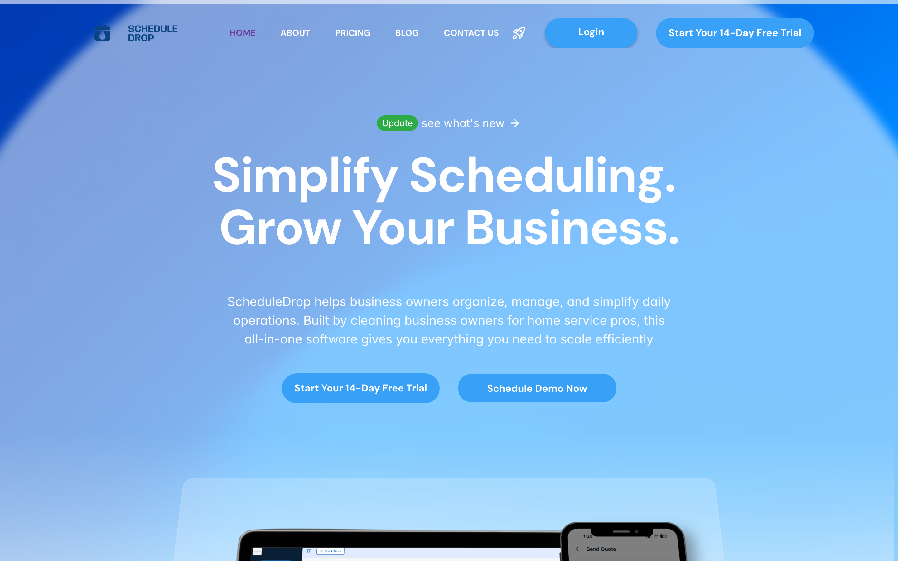 ScheduleDrop — live product